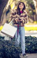 ZOOEY DESCHANEL Out Shopping in Santa Monica 02/03/2023