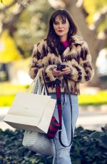 ZOOEY DESCHANEL Out Shopping in Santa Monica 02/03/2023