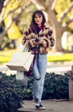 ZOOEY DESCHANEL Out Shopping in Santa Monica 02/03/2023