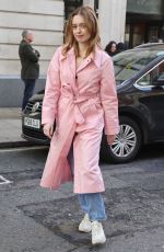 AIMEE LOU WOOD Arrives at Capital Breakfast Radio in London 03/24/2023
