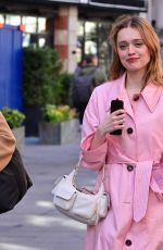 AIMEE LOU WOOD Arrives at Global Radio Studios in London 03/24/2023