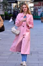 AIMEE LOU WOOD Arrives at Global Radio Studios in London 03/24/2023