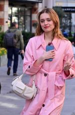 AIMEE LOU WOOD Arrives at Global Radio Studios in London 03/24/2023