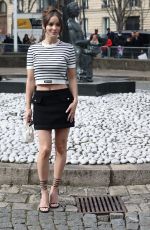 ALBA BAPTISTA at Miu Miu Womenswear Fall/winter 2023-2024 Show at Paris Fashion Week 03/07/2023