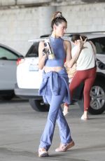ALESSANDRA AMBROSIO Arrives at Brooke Burke