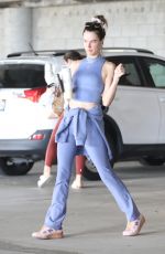 ALESSANDRA AMBROSIO Arrives at Brooke Burke