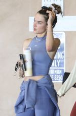 ALESSANDRA AMBROSIO Arrives at Brooke Burke