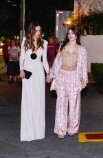 ALESSANDRA AMBROSIO Arrives wuth Her Daughter ANJA at a Gucci Party in Brazil 03/23/2023
