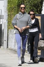 ALESSANDRA AMBROSIO Leaves a Gym in Los Angeles 03/07/2023