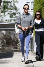 ALESSANDRA AMBROSIO Leaves a Gym in Los Angeles 03/07/2023