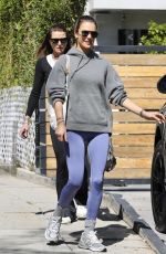 ALESSANDRA AMBROSIO Leaves a Gym in Los Angeles 03/07/2023
