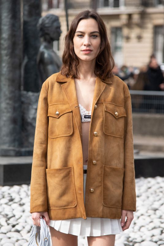 ALEXA CHUNG at Miu Miu Womenswear Fall/Winter 2023-2024 Show at Paris Fashion Week 03/06/2023