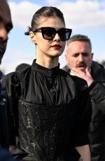 ALEXANDRA DADDARIO at Yves Saint Laurent Fashion Show at Paris Fashion Week 02/28/2023