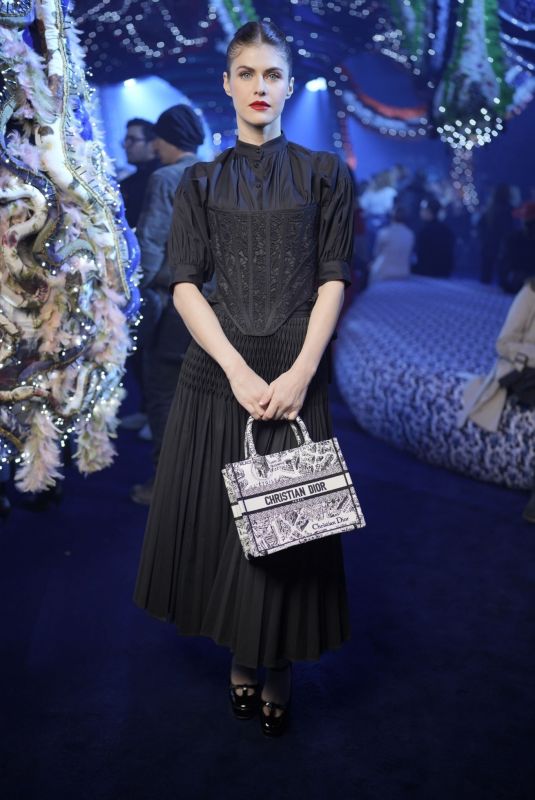 ALEXANDRA DADDARIO at Yves Saint Laurent Fashion Show at Paris Fashion Week 02/28/2023