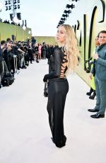 ALEXIS REN at Versace FW23 Fashion Show at Pacific Design Center in West Hollywood 03/09/2023