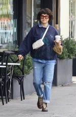 ALIA SHAWKAT Out for Morning Coffee in Los Feliz 03/16/2023