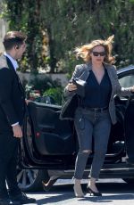 ALICIA SILVERSTONE Arrives at Bungalows in Los Angeles 03/27/2023