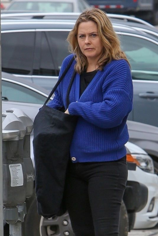 ALICIA SILVERSTONE Out for Dinner at a Vegan Restaurant in Los Angeles 03/16/2023