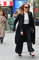 AMANDA HOLDEN Arrives at Global Radio Studios in London 03/23/2023