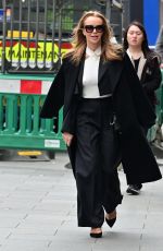 AMANDA HOLDEN Arrives at Global Radio Studios in London 03/23/2023