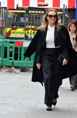 AMANDA HOLDEN Arrives at Global Radio Studios in London 03/23/2023