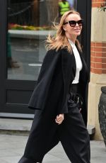 AMANDA HOLDEN Arrives at Global Radio Studios in London 03/23/2023