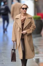 AMANDA HOLDEN Arrives at Heart Radio in London 03/22/2023
