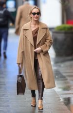 AMANDA HOLDEN Arrives at Heart Radio in London 03/22/2023