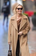 AMANDA HOLDEN Arrives at Heart Radio in London 03/22/2023
