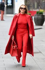 AMANDA HOLDEN Leaves Global Radio Studios in London 03/01/2023