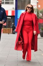 AMANDA HOLDEN Leaves Global Radio Studios in London 03/01/2023
