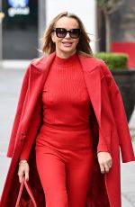 AMANDA HOLDEN Leaves Global Radio Studios in London 03/01/2023