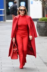 AMANDA HOLDEN Leaves Global Radio Studios in London 03/01/2023