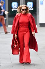 AMANDA HOLDEN Leaves Global Radio Studios in London 03/01/2023