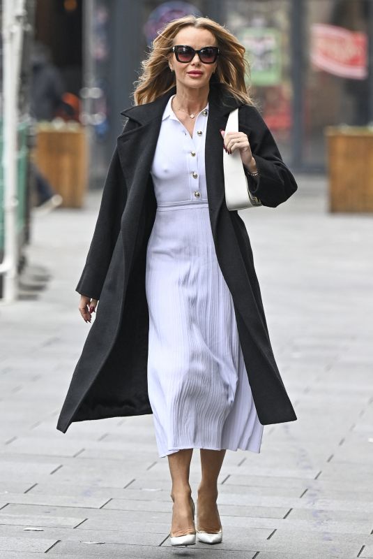 AMANDA HOLDEN Leaves Global Studios in London 03/02/2023
