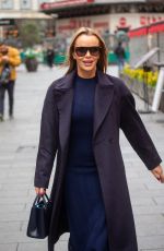 AMANDA HOLDEN Leaves Global Studios in London 03/16/2023