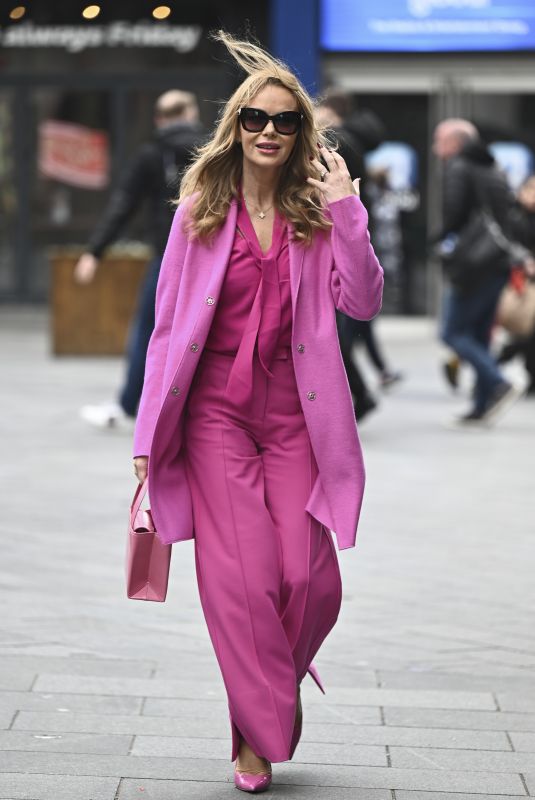 AMANDA HOLDEN Leaves Heart FM Breakfast Show in London 03/13/2023