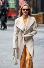 AMANDA HOLDEN Leaves Heart FM Show in London 03/07/2023