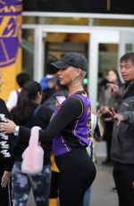 AMBER ROSE Arrives at Lakers game at Crypto.com Arena in Los Angeles 03/24/2023