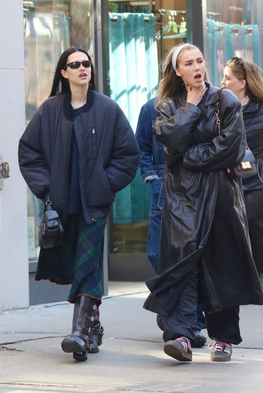 AMELIA HAMLIN and HEATHER BLAIR Out in New York 03/30/2023