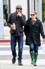 AMY ADAMS and Darren Le Gallo Out Shopping in Beverly Hills 03/21/2023