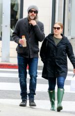 AMY ADAMS and Darren Le Gallo Out Shopping in Beverly Hills 03/21/2023