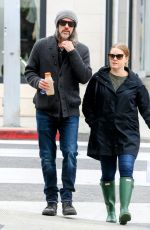 AMY ADAMS and Darren Le Gallo Out Shopping in Beverly Hills 03/21/2023