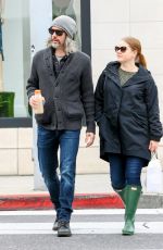 AMY ADAMS and Darren Le Gallo Out Shopping in Beverly Hills 03/21/2023