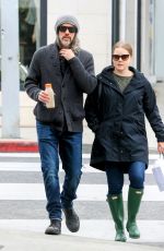 AMY ADAMS and Darren Le Gallo Out Shopping in Beverly Hills 03/21/2023