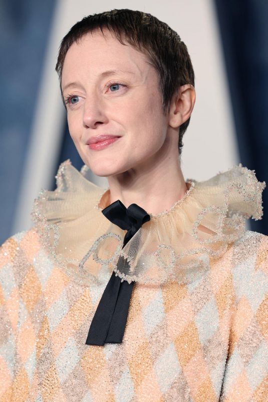 ANDREA RISEBOROUGH at Vanity Fair Oscar Party in Beverly Hills 03/12/2023