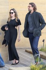 ANGELINA JOLIE Out for Lunch at Nobu in Malibu 03/24/2023