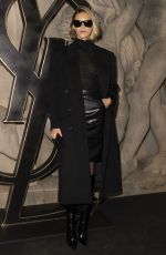 ANJA RUBIK at Yves Saint Laurent Fashion Show at Paris Fashion Week 02/28/2023