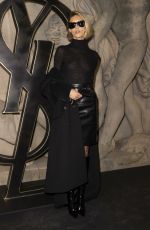 ANJA RUBIK at Yves Saint Laurent Fashion Show at Paris Fashion Week 02/28/2023