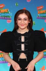 ANNA CATHCART at 2023 Nickelodeon